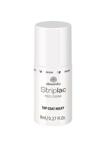 alessandro Striplac Peel Or Soak Tilbehør Top Coat Milky Neglelakker Female 8 ml