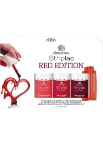 alessandro Striplac Peel Or Soak Sets Kleurset Rood Collectie Nagelsets Dames 5 ml