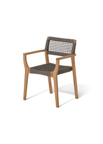 Tchibo - Stohovateľná jedálenská stolička s textilným výpletom - farba: béžová