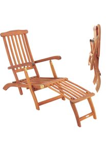 Casaria Gartenliege Queen Mary Akazienholz FSC -zertifiziert 169x54x95cm