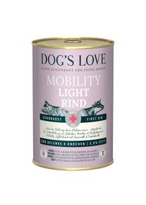 DOG’S LOVE Dog's Love DOC Mobility Light Rind 6x400 g