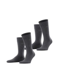 Esprit , Socken »Basic Uni«, (2 Paar, 2er Pack), mit hohem Baumwollanteil atmungsaktiv , anthra.mel , 39-42 , 39-42 , Herrensocken von Esprit