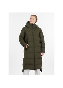 Ragwear , Steppmantel »PATRISE«, warm gefüttert, hinten länger als vorn , DARK OLIVE , L , L , Vegan, von PETA verifizierter Puffercoat von Ragwear