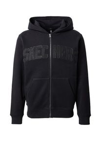 SKECHERS Bluza rozpinana sportowa dla mężczyzn czarny Rozmiar S