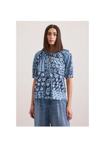 Seidensticker , Klassische Bluse »Schwarze Rose« Tunika Druck , black , L (40) , L (40) , Passform: Regular