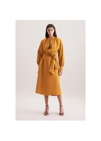 Seidensticker , Sommerkleid »Schwarze Rose« 1/1 V-Neck Uni , curry , Normalgrößen , S (36) -Normalgrößen , S (36) , Passform: Regular