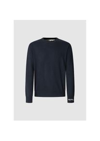 Pepe Jeans , Strickpullover »ANDRE CREW NECK«, mit Rundhals, Logo-Jacquard , dulwich blue , XXL , XXL , Pullover ANDRE CREW NECK von Pepe Jeans