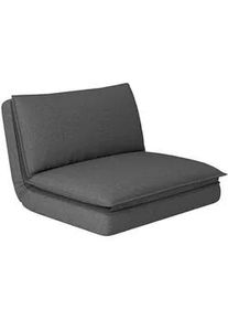 HOMCOM Bodensofa 4-in-1 Klappbar Schlafsofa, Dunkelgrau , Textil , 76x71x75 cm , Wohnzimmer, Sessel, Polstersessel