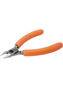 Irimo, Bolzenschneider + Seitenschneider, Kompakte Seitenschneider mit konischem und ausgekehltem Kopf und orangefarbenen PVC-Griffen 130 mm (130 mm)
