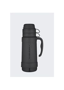 Thermos Thermoskanne mit Glaseinsatz 1800ml Schwarz, Thermoskanne