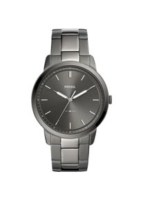 Fossil, Armbanduhr, The Minimalist, Grau, (Analoguhr, 44 mm)