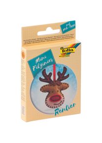Magni Mini Filzinies 11teilig Rentier, Handarbeitsset, Mehrfarbig