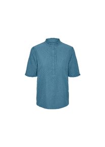 Tchibo - Bluse in Crinkle-Optik - Damen - Gr. 42 - blau