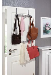 Ruco Türregal Alumium/Kunststoff in silberfarben, Größe B/H/T: 43 cm x 80 cm x 6,5 cm