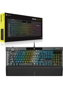 Corsair Gaming-Tastatur »K100 RGB« (Handgelenkauflage Multimedia-Tasten programmierbare G-Tasten) in schwarz