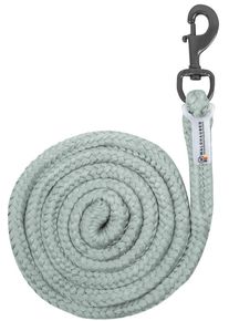 Waldhausen Plus Anbindestrick, Karabiner, dunkle Beschläge, silberblau