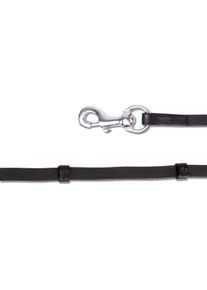 Waldhausen Island Zügel mit Karabiner, silber, schwarz