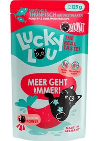 Lucky Lou Lifestage Adult Nassfutter mit Geflügel & Thunfisch, 16x125g