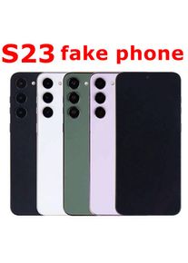 Not Working Fake Phone Model For Samsung Galaxy S23 Dummy Mobile Phones Replica Faux Cell Phone S23 Copy Counter Display Toys