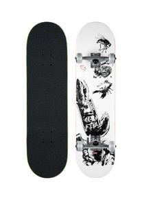 Globe Hard Luck 8" Complete-Board white black