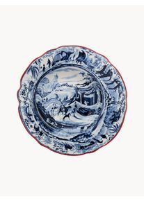 Seletti Porcelain Soup Plate Classic On Acid Blue China Ø 25 cm