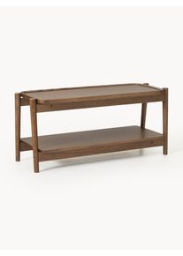 Wooden Shoe Rack Libby Dark wood Wood, Solid wood B 100 x H 45 cm | Westwing Collection