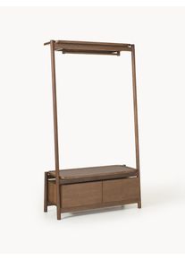 Drevený stojan na oblečenie Libby Hnedá Drevo, Masívne drevo Š 110 x H 45 cm | Westwing Collection