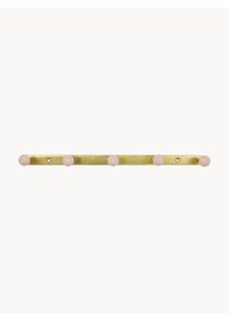 house doctor Cabide de parede em metal artesanal Ball Dourado, Rosa choque, Rosa pastel Acrílico, Metal L 35 cm