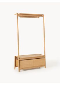 Drevený vešiak na oblečenie Libby Béžová Drevo, Masívne drevo Š 110 | Westwing Collection