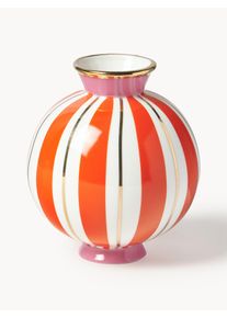 Jonathan Adler Porcelain Vase Portofino Orange China Ø 12 x H 14 cm