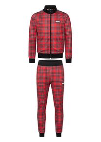 Lonsdale Tréningruha 'ROYAL STEWART' Férfi piros , Méret 3XL