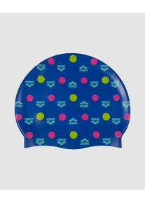 arena Swim Cap - Unisex - Multiple_dots - Size: One size fits all - Print Junior Silicone Swim Cap Age 6-12