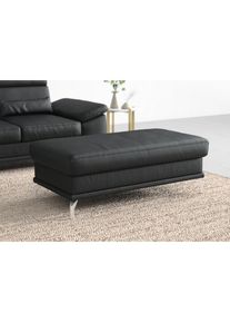 Sit & More sit&more, Hocker &raquo;Cabrio, B: 113 cm&laquo; individuell zu kombinieren, Federkern, schwarz, B/H/T: 133 cm x 48 cm x 72 cm, schwarz