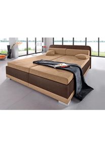 Maintal , Polsterbett »wahlweise mit Matratze und praktischen Bettkasten, « in verschiedenen Größen und Farben erhältlich , cappuccino/braun