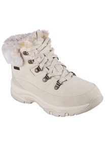 Skechers, Damen, Winterboots &raquo;TREGO&laquo; Chunky Boots, Freizeitschuh, Winterstiefel mit Plateausohle, natur, 38, natur, Modische Schn&uuml;rboots f&uuml;r die kalte