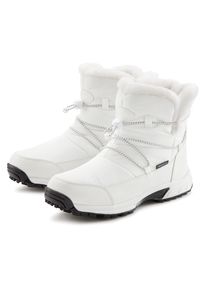 Lascana , Stiefelette »Outdoorstiefel, Winterstiefelette« aus wasserabweisendem Material mit Warmfutter , weiß , 42 , 42 , Mit wasserabweisender...