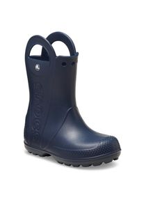 Crocs , Jungen , Gummistiefel »Handle It Rain Boot K« Regenstiefel, Matschstiefel mit Trageschlaufe , navy , 25 , 25 , Perfekt bei Regenwetter