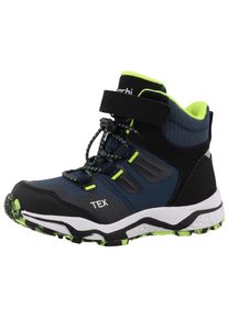 Lurchi , Kinder,Jugendliche , Winterboots »Leonard TEX« Trekkingboots mit Schnellverschluss, Größenschablone zum Download , navy-schwarz , 28 , 28...