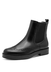 Tamaris , Chelseaboots , Blockabsatz, Stiefelette, Businessschuh mit eleganter Lyralochung , schwarz , 40 , 40 , Stiefelette mit beidseitigem...