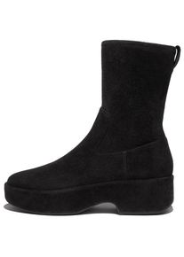 fitflop , Plateaustiefelette »F-LUMA« Stiefel, Chunky Boot mit Stretch-Schaft , schwarz , 36 , 36 , Modische Stiefelette mit praktischem...