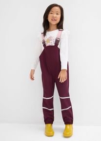 Varmende softshell-regnbukse vannavvisende, brun, størrelse 92/98, bonprix