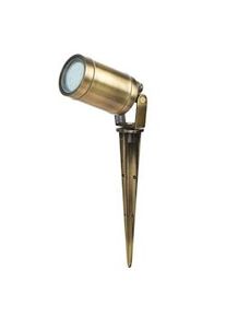 Licht-Erlebnisse Lampada da giardino TEMBI in ottone antico 1x GU10 max. 3,5W IP64 | LE89319