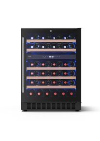 Klarstein Illuminosa pult alatti borhűtő | Kétzónás | 129 liter | 46 palack | 60 cm