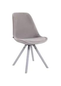 CLP Stuhl Samt Grau , Textil , 48x84x56 cm , Arbeitszimmer, Besucherstühle