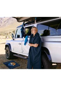 Tchibo - Mikroszálas törölköző poncsó - kék