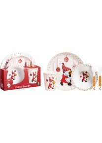 Koopmann Set vaisselle pour enfant motif lutin 5 pièces CHRISTMAS