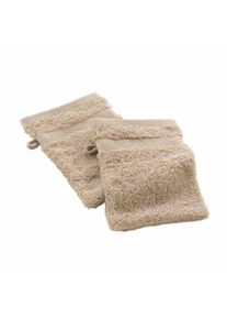 Lot de 2 gants de toilette UNI