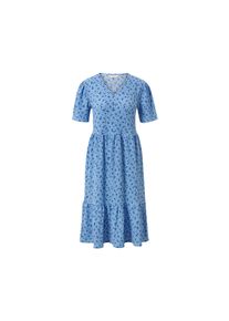 Tchibo - Kleid mit Alloverprint - Damen - Gr. 34 - blau/kariert
