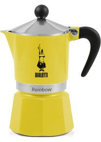 Bialetti Espressokocher »Rainbow« 0,13 l Kaffeekanne Aluminium in gelb