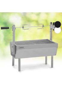 Klarstein Sauenland Mini, rotačn&yacute; gril s ražňom, otočn&yacute; &scaron;p&iacute;z, 4 W, 12 kg max., u&scaron;ľachtil&aacute; oceľ